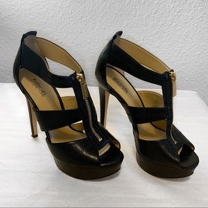 Michael Kors Black Platform heels
